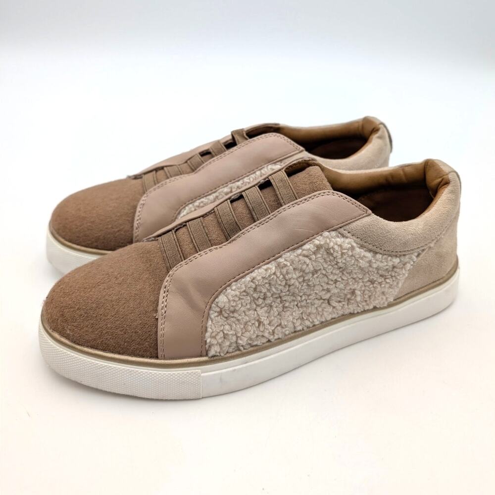 Reaction Kenneth Cole Bonnie Cozy Slip-On Women's Porcelain Mix Fabric Size US8